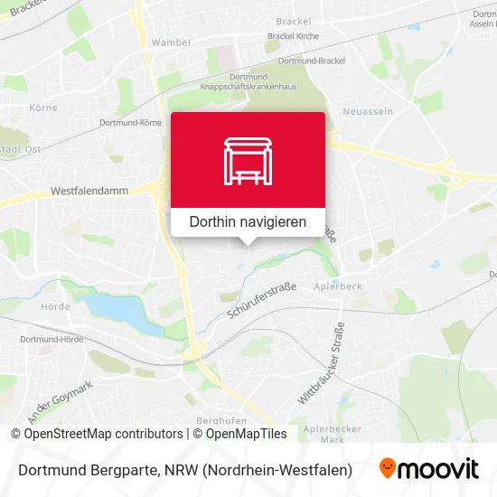 Dortmund Bergparte Karte