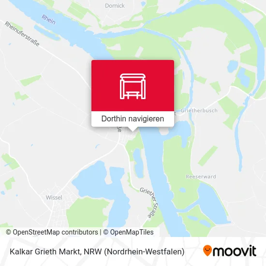 Kalkar Grieth Markt Karte