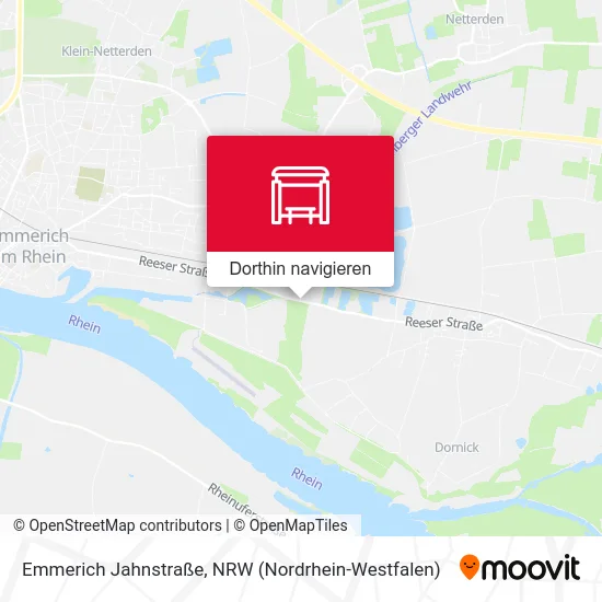 Emmerich Jahnstraße Karte