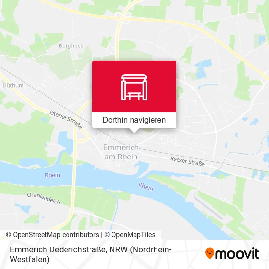 Emmerich Dederichstraße Karte