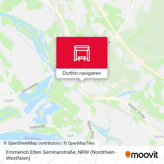 Emmerich Elten Seminarstraße Karte