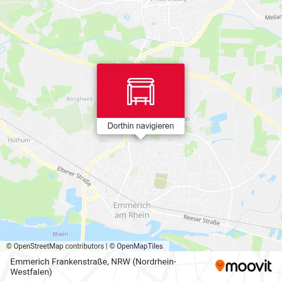 Emmerich Frankenstraße Karte