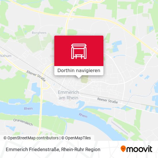 Emmerich Friedenstraße Karte