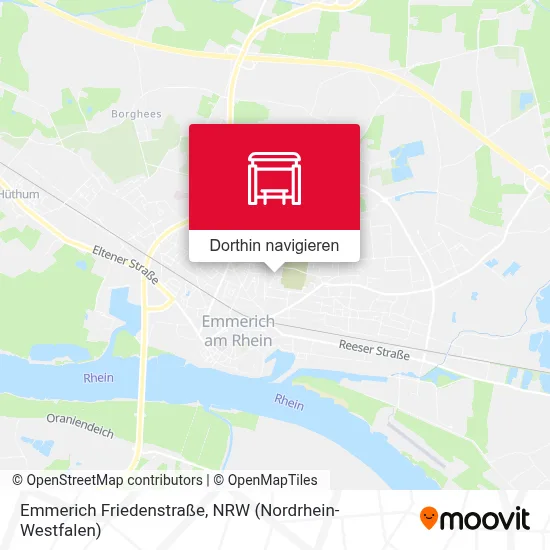 Emmerich Friedenstraße Karte