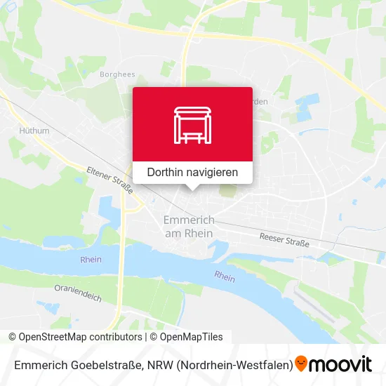 Emmerich Goebelstraße Karte