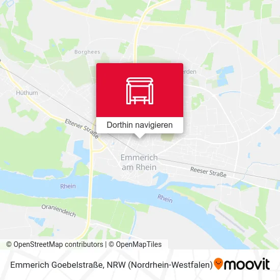 Emmerich Goebelstraße Karte