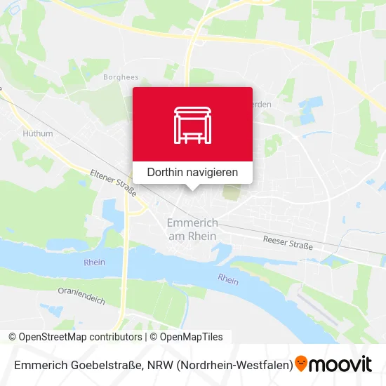 Emmerich Goebelstraße Karte