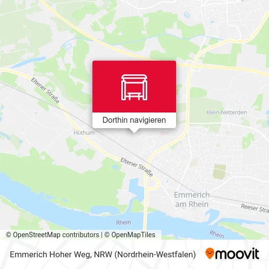 Emmerich Hoher Weg Karte