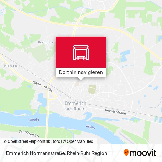 Emmerich Normannstraße Karte