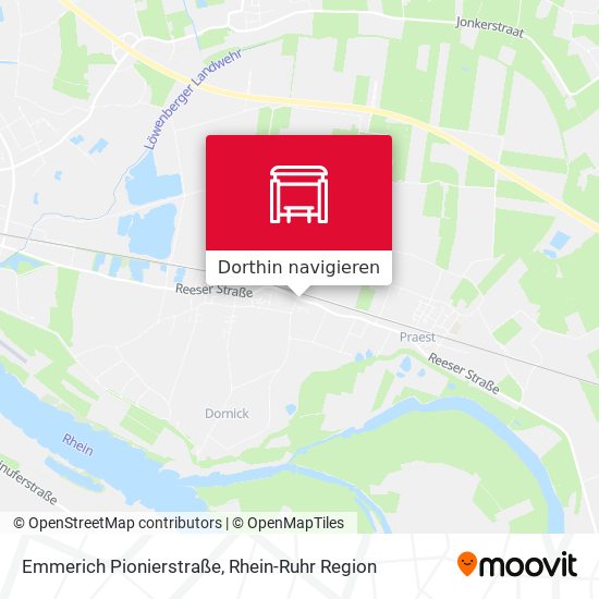 Emmerich Pionierstraße Karte