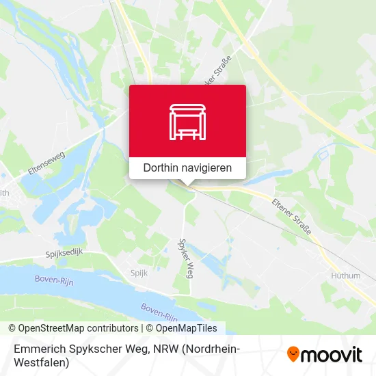 Emmerich Spykscher Weg Karte