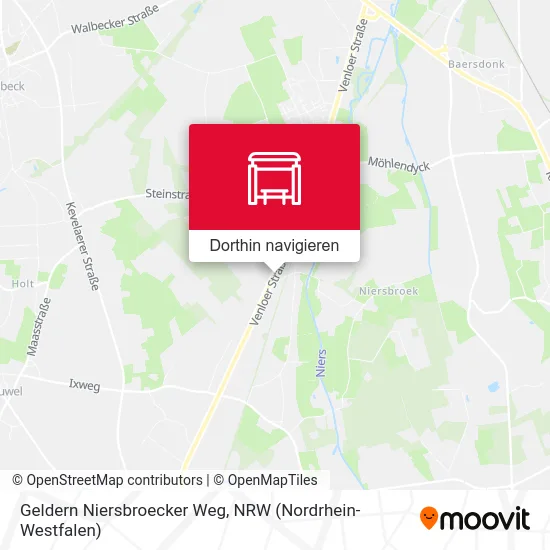 Geldern Niersbroecker Weg Karte