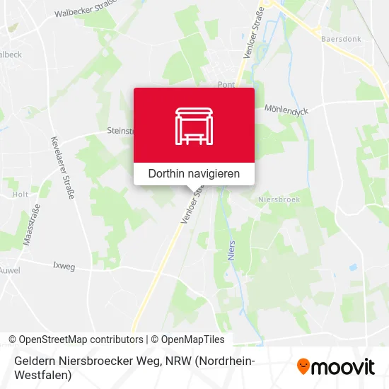 Geldern Niersbroecker Weg Karte