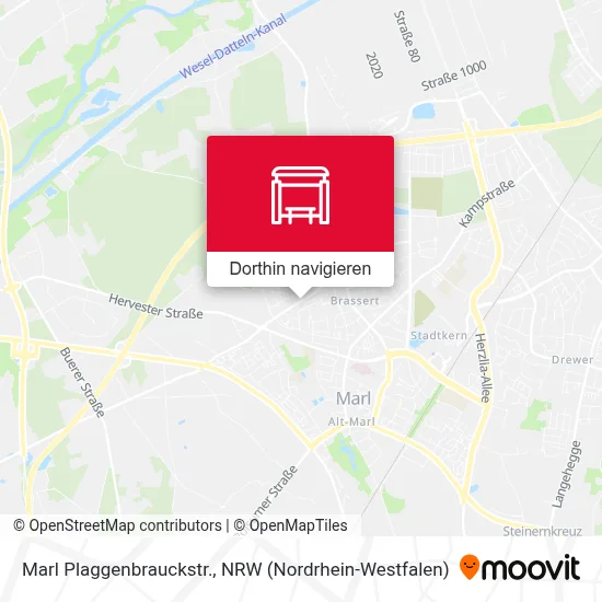 Marl Plaggenbrauckstr. Karte