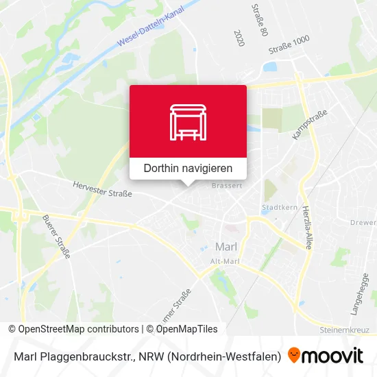 Marl Plaggenbrauckstr. Karte