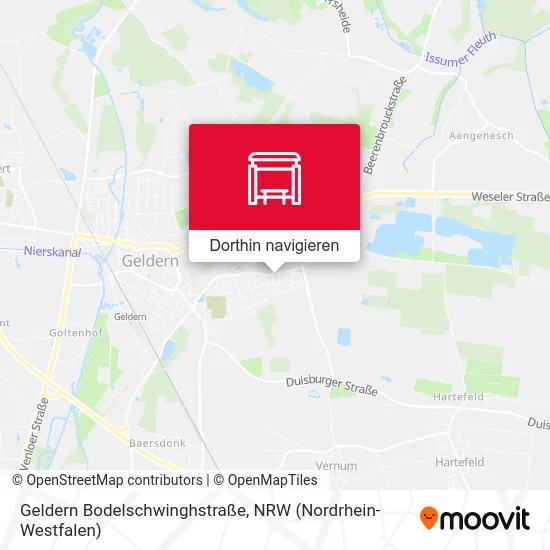 Geldern Bodelschwinghstraße Karte