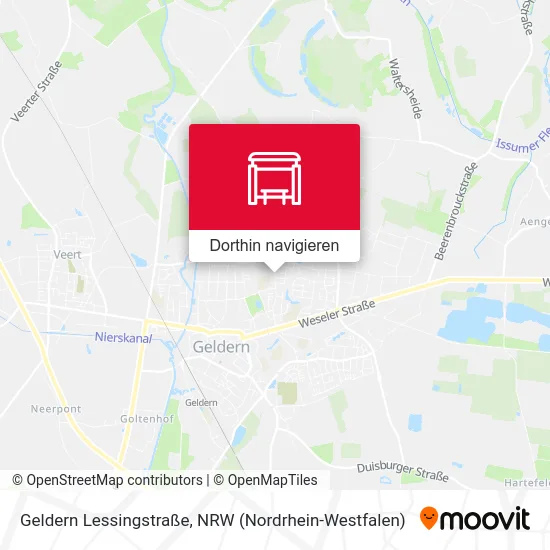 Geldern Lessingstraße Karte