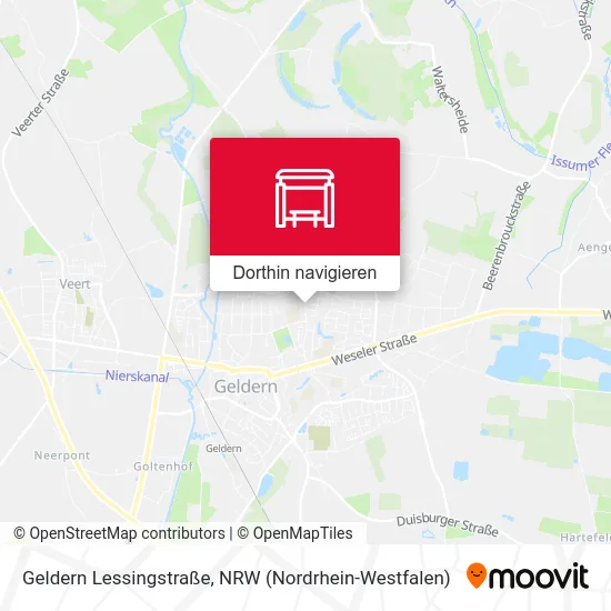 Geldern Lessingstraße Karte