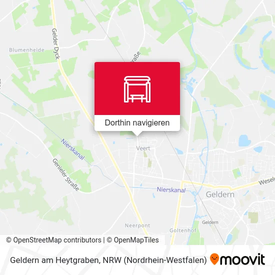 Geldern am Heytgraben Karte