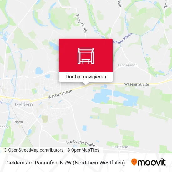 Geldern am Pannofen Karte