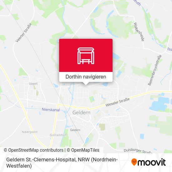 Geldern St.-Clemens-Hospital Karte