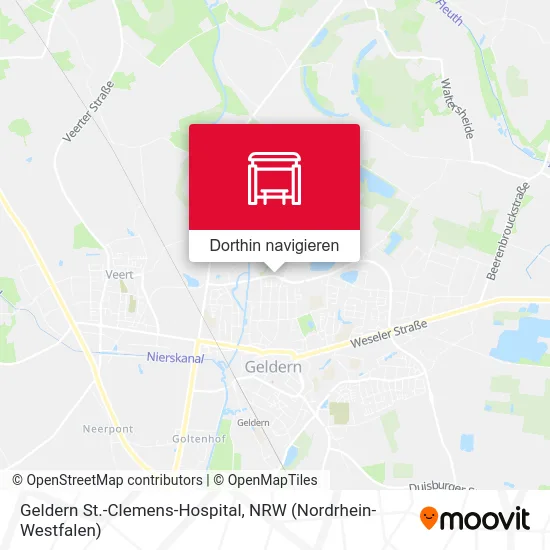 Geldern St.-Clemens-Hospital Karte