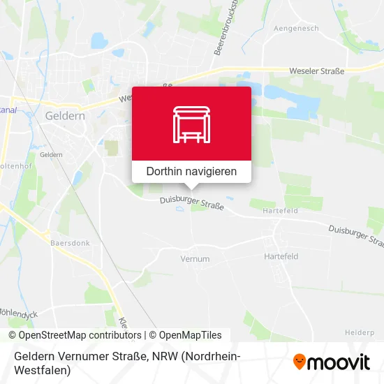 Geldern Vernumer Straße Karte