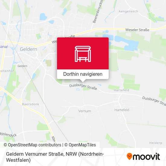 Geldern Vernumer Straße Karte