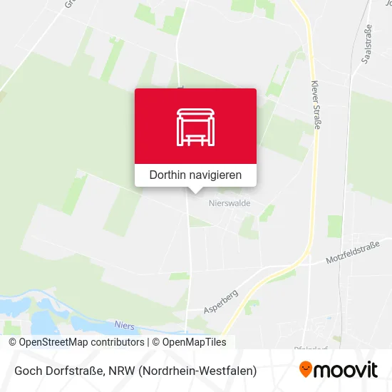 Goch Dorfstraße Karte