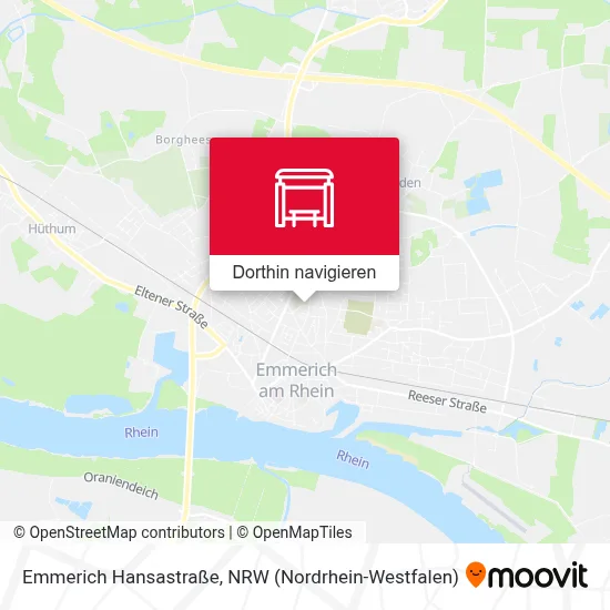 Emmerich Hansastraße Karte