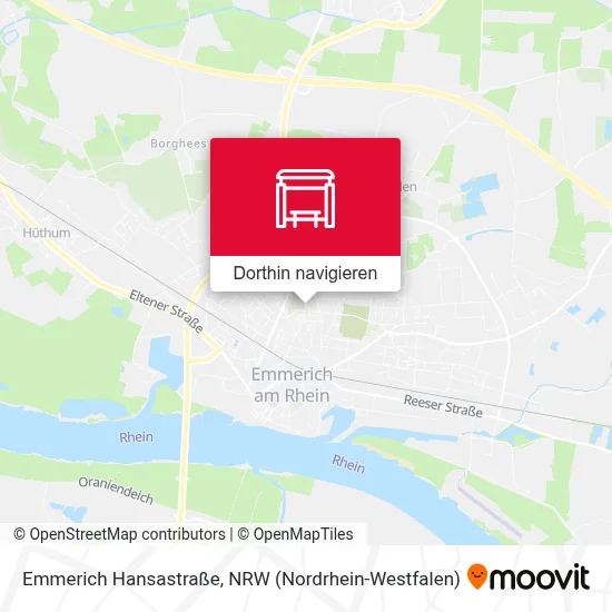 Emmerich Hansastraße Karte