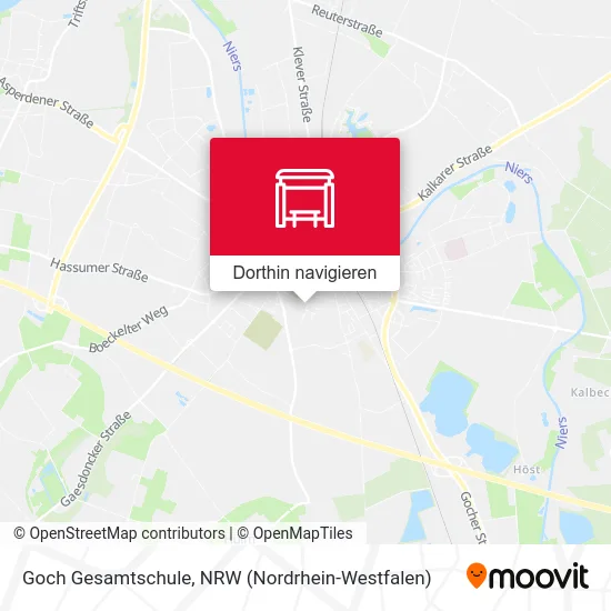 Goch Gesamtschule Karte