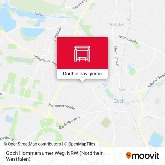 Goch Hommersumer Weg Karte