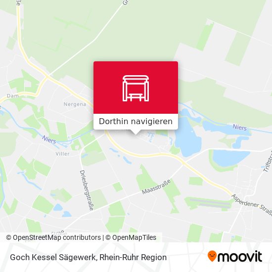 Goch Kessel Sägewerk Karte