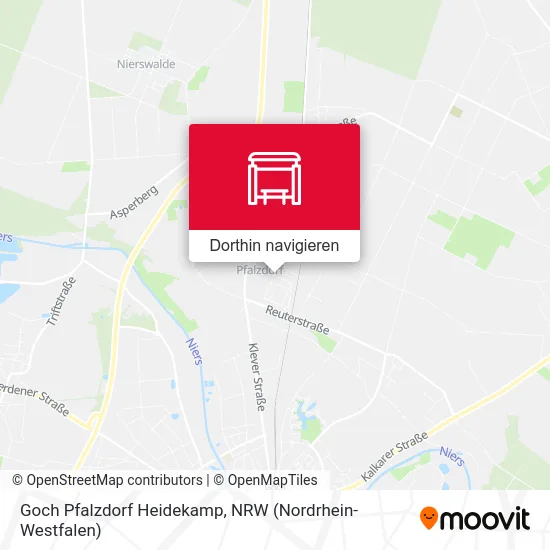 Goch Pfalzdorf Heidekamp Karte