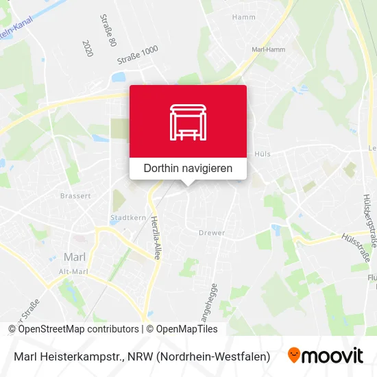 Marl Heisterkampstr. Karte