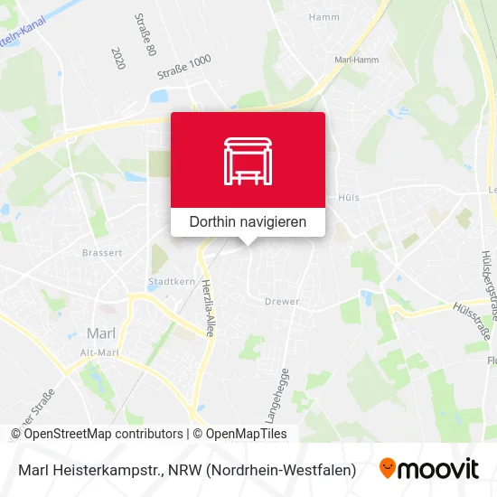 Marl Heisterkampstr. Karte