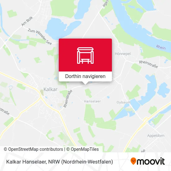 Kalkar Hanselaer Karte