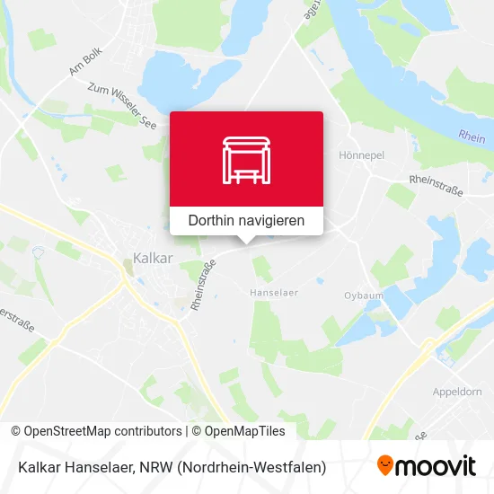 Kalkar Hanselaer Karte