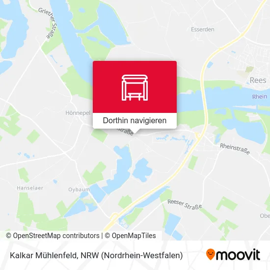 Kalkar Mühlenfeld Karte