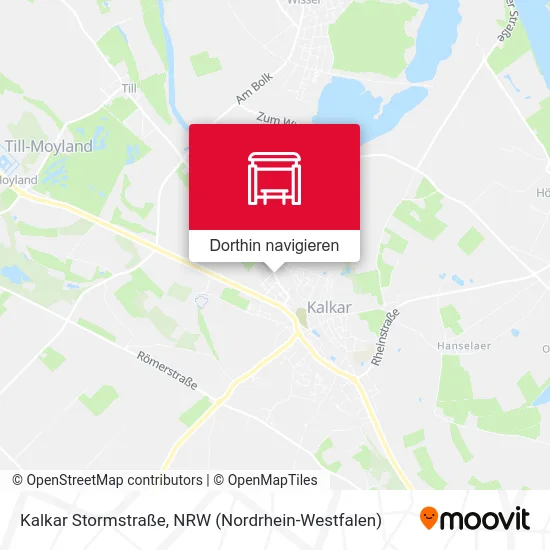 Kalkar Stormstraße Karte