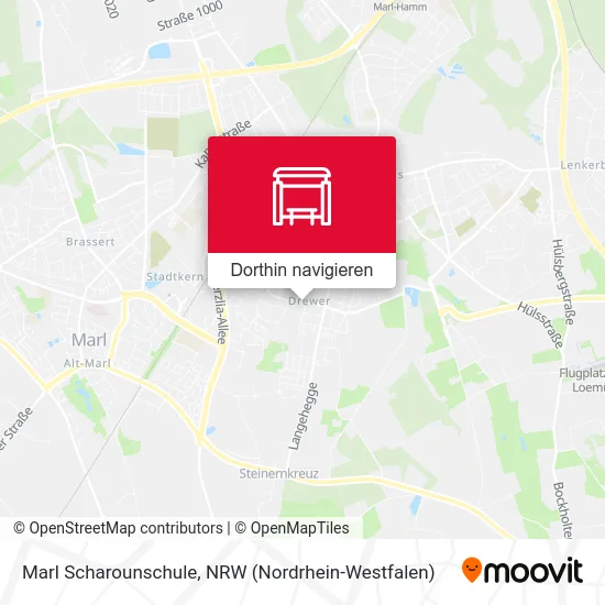 Marl Scharounschule Karte