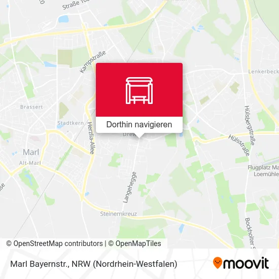 Marl Bayernstr. Karte