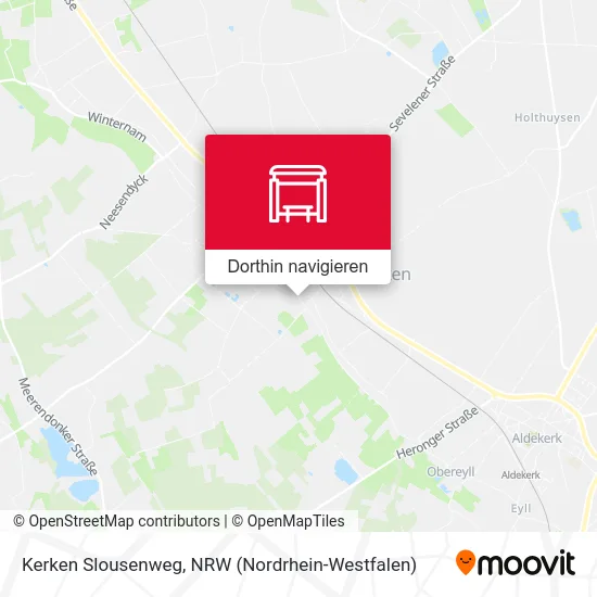 Kerken Slousenweg Karte