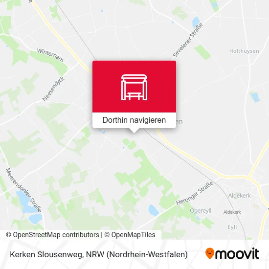 Kerken Slousenweg Karte