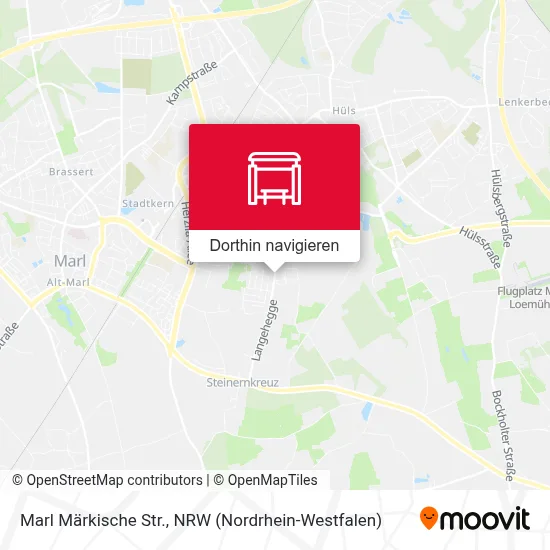 Marl Märkische Str. Karte