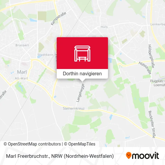 Marl Freerbruchstr. Karte