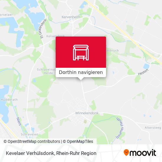 Kevelaer Verhülsdonk Karte