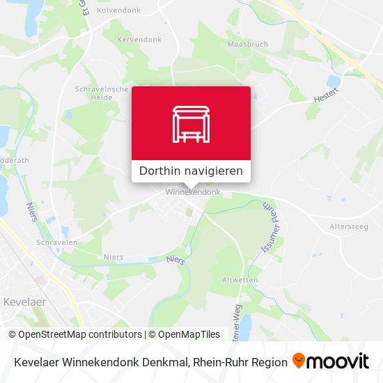 Kevelaer Winnekendonk Denkmal Karte