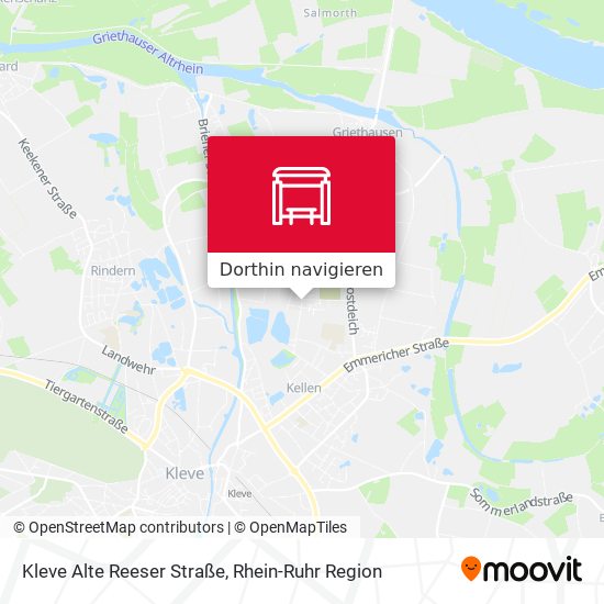 Kleve Alte Reeser Straße Karte